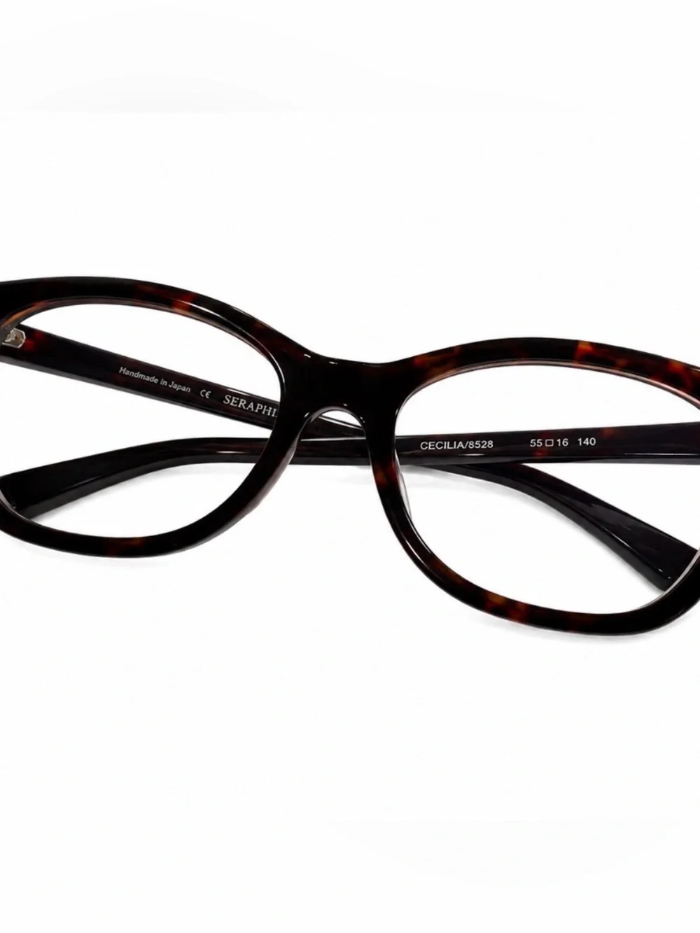 Seraphin Cecilia 8528 Tortoiseshell Eyeglasses Handmade in Japan